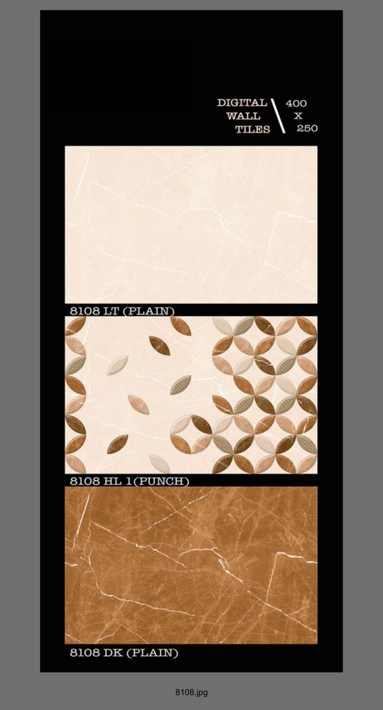 250 X 400 VITRIFIED CERAMIC WALL TILES