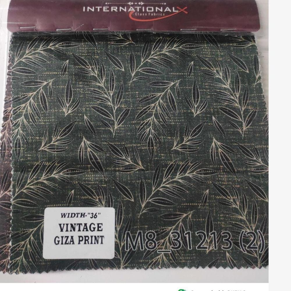 Vintage Giza Cotton Print width 58