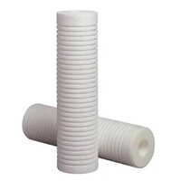 1 Micron White Resin Bonded Filter Cartridge - Application: Industrial
