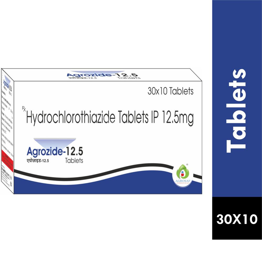 AGROZIDE 12.5 TABLET - Hydrochlorothiazide (12.5mg)
