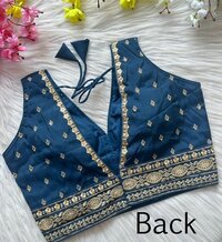 Designer Roman silk blouse