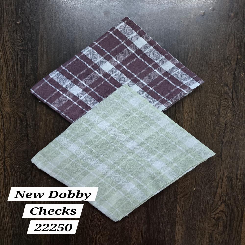 Yarn Dyed Dobby Check Shirting Fabric