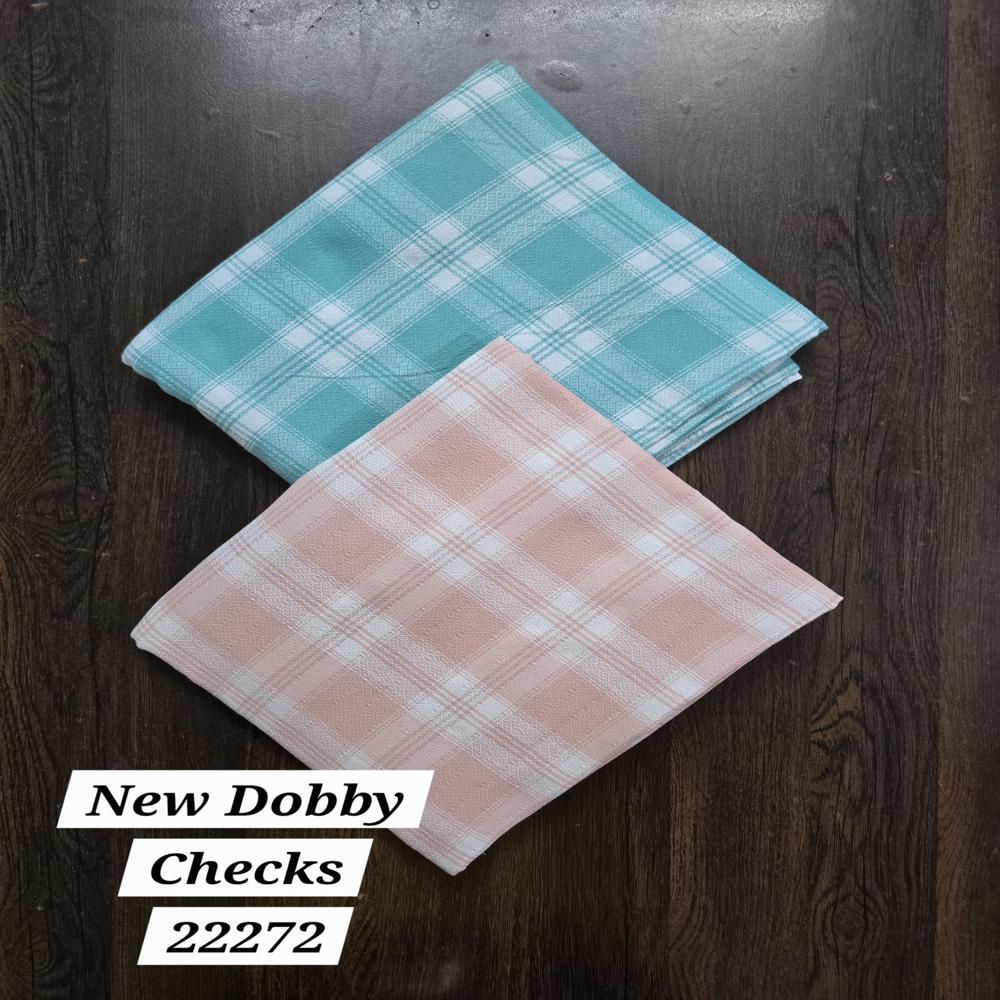 Yarn Dyed Dobby Check Shirting Fabric