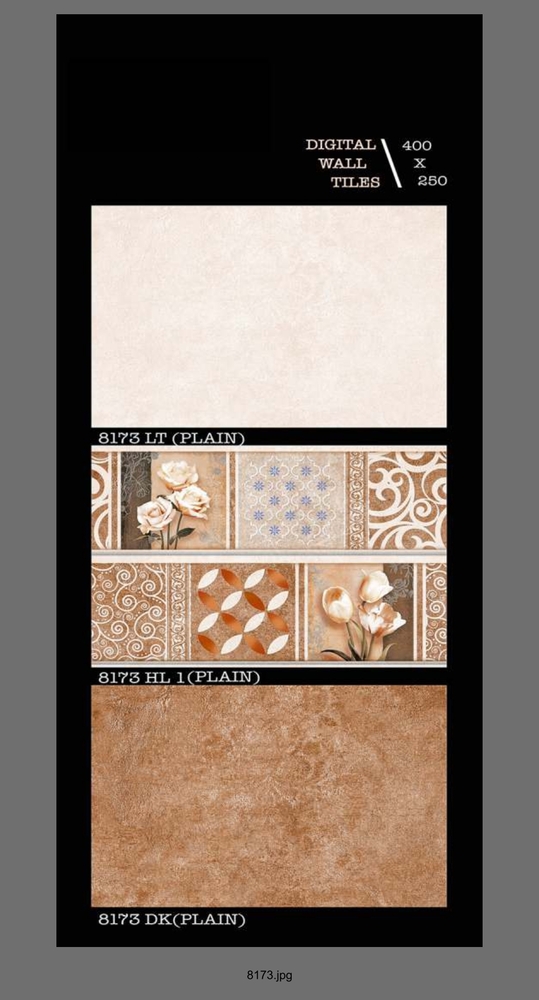 250 X 400 DECORATIVE CERAMIC WALL TILES