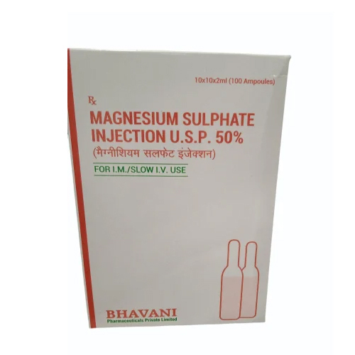 Magnesium sulphate 50% inj