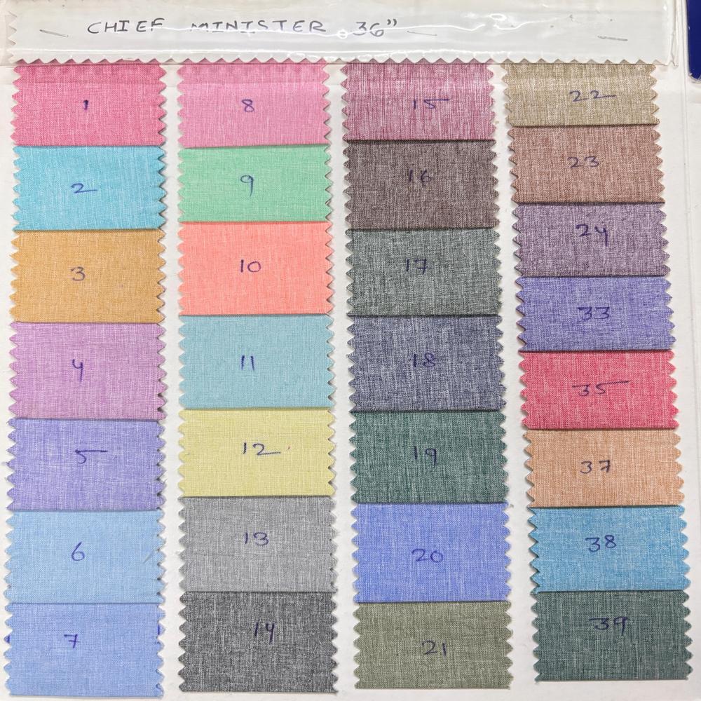 Chief Minister Polyester Shirting fabric Width 36