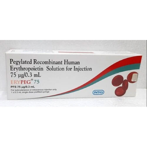 75 Ug Erypeg Injection - Physical Form: Liquid