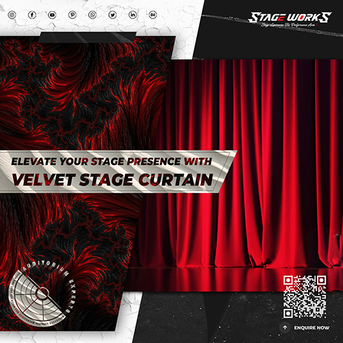 Velvet Stage Curtain