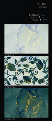 250 X 400 HIGH GLOSSY DIGITAL WALL TILES