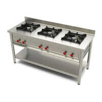 Three Burner Cooking Range - Application: Industrial