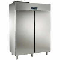Two Door Vertical Chiller - Color: Silver