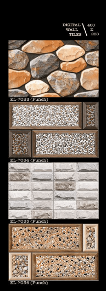 250 X 400 HIGH GLOSSY ELEVATION WALL TILES