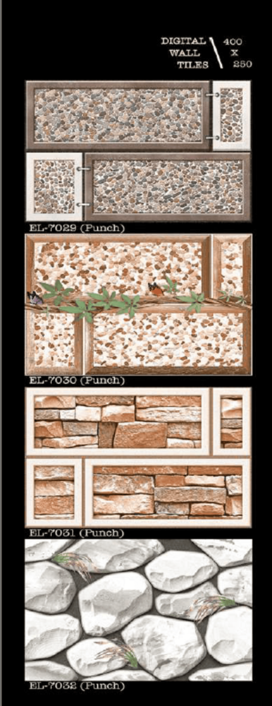 250 X 400 HIGH GLOSSY ELEVATION WALL TILES