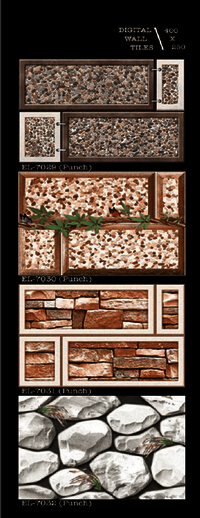 250 X 400 HIGH GLOSSY ELEVATION WALL TILES
