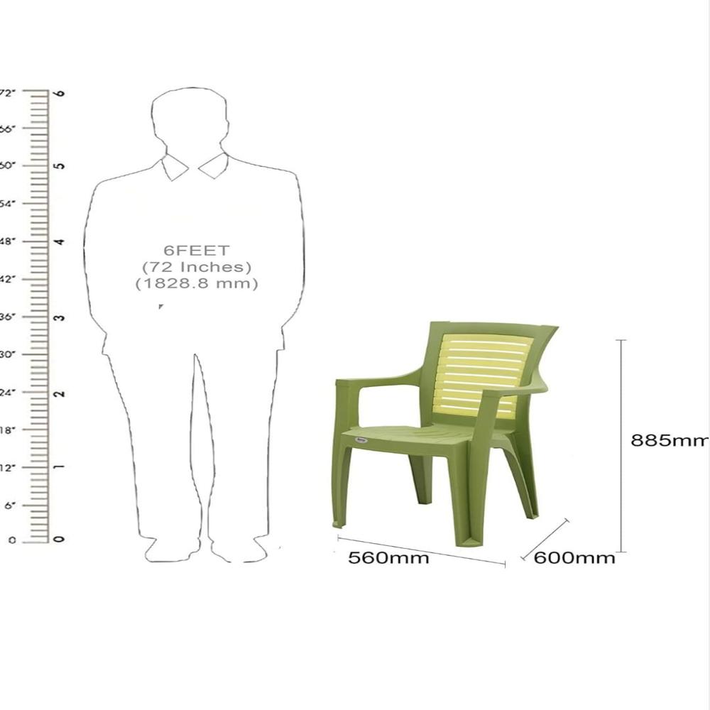 Supreme Colours Chair - Color: Green
