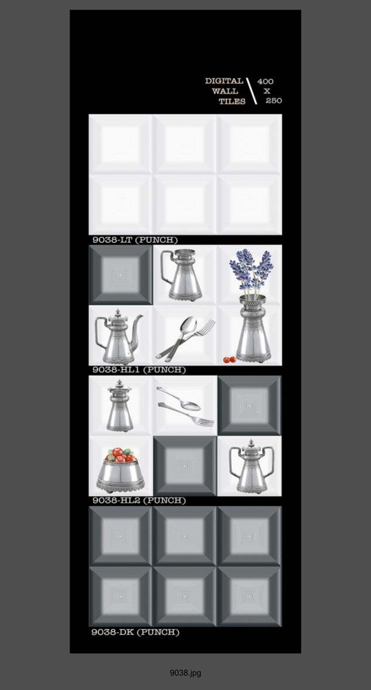 250 X 400 KITCHEN WALL TILES