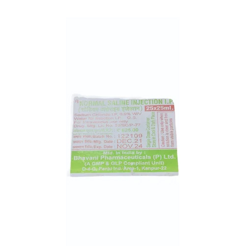 Inj Sodium Chloride 0.9 W w 25ml,( Nirmal saline inj)