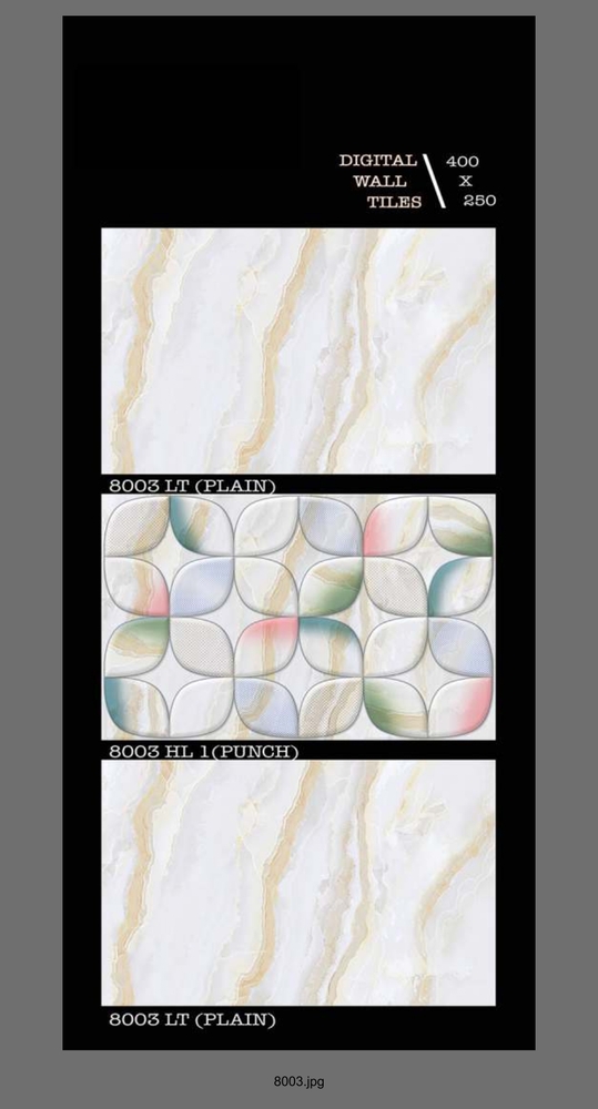 250 X 400 3 D ELEVATION WALL TILES