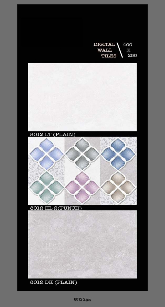 250 X 400 3 D ELEVATION WALL TILES