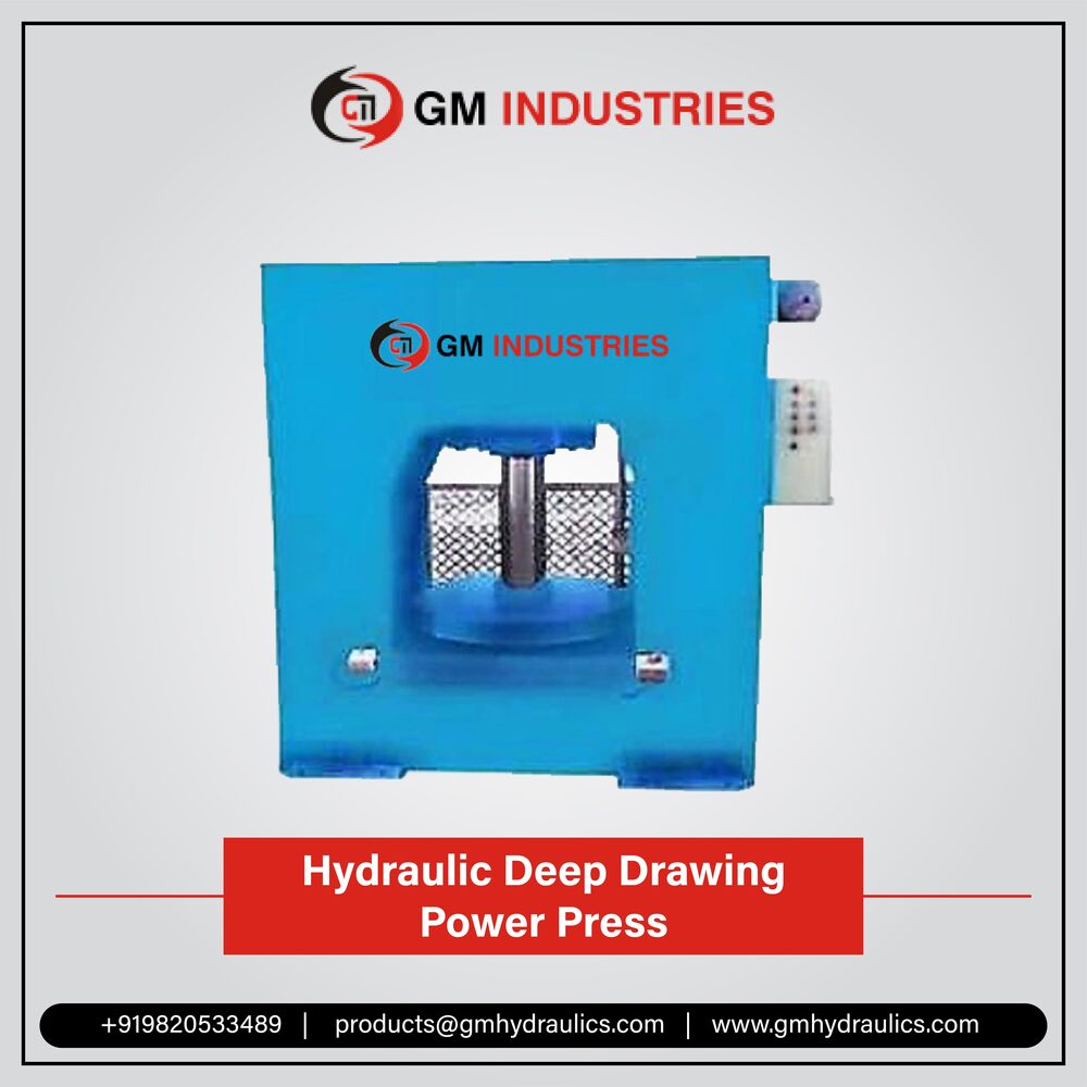 Red Blue Green Hydraulic Deep Drawing Power Press
