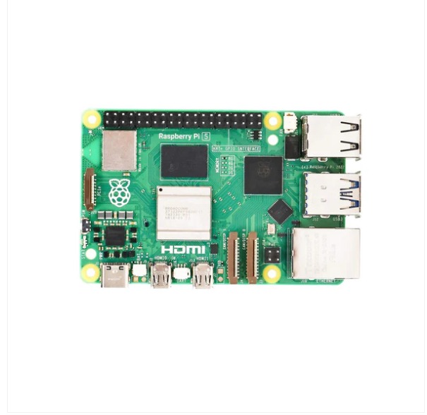 Raspberry Pi 5 Single Board Computer with 2.4GHz quad-core, 64-bit Arm Cortex-A76, and LPDDR4X-4267 SDRAM 2GB, 4GB, 8GB, 16GB