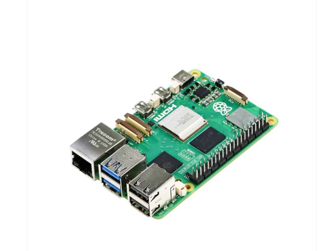 Raspberry Pi 5 Single Board Computer with 2.4GHz quad-core, 64-bit Arm Cortex-A76, and LPDDR4X-4267 SDRAM 2GB, 4GB, 8GB, 16GB