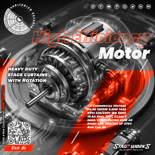 Auditorium Stage Curtain Motor System