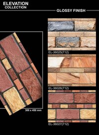 300 X 450 GLOSSY ELEVATION VITRIFIED WALL TILES