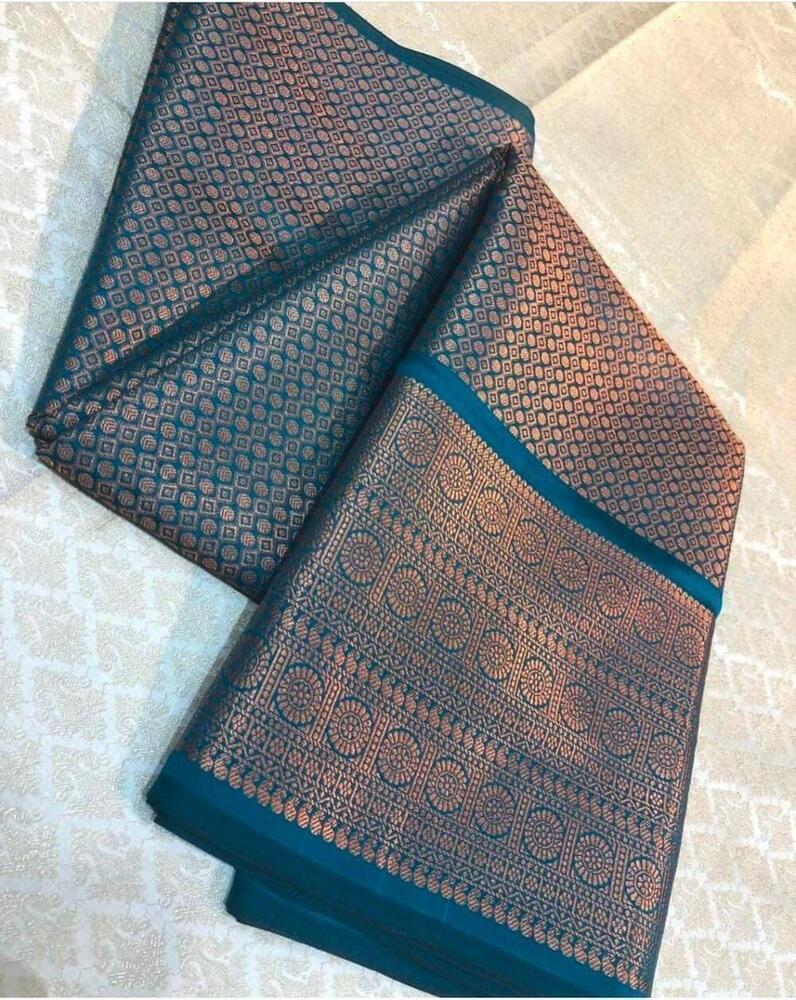 BEATIFUL SOFT LICHI SLIK SAREE