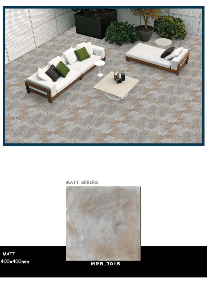 400 X 400 MATT PORCELAIN FLOOR TILES