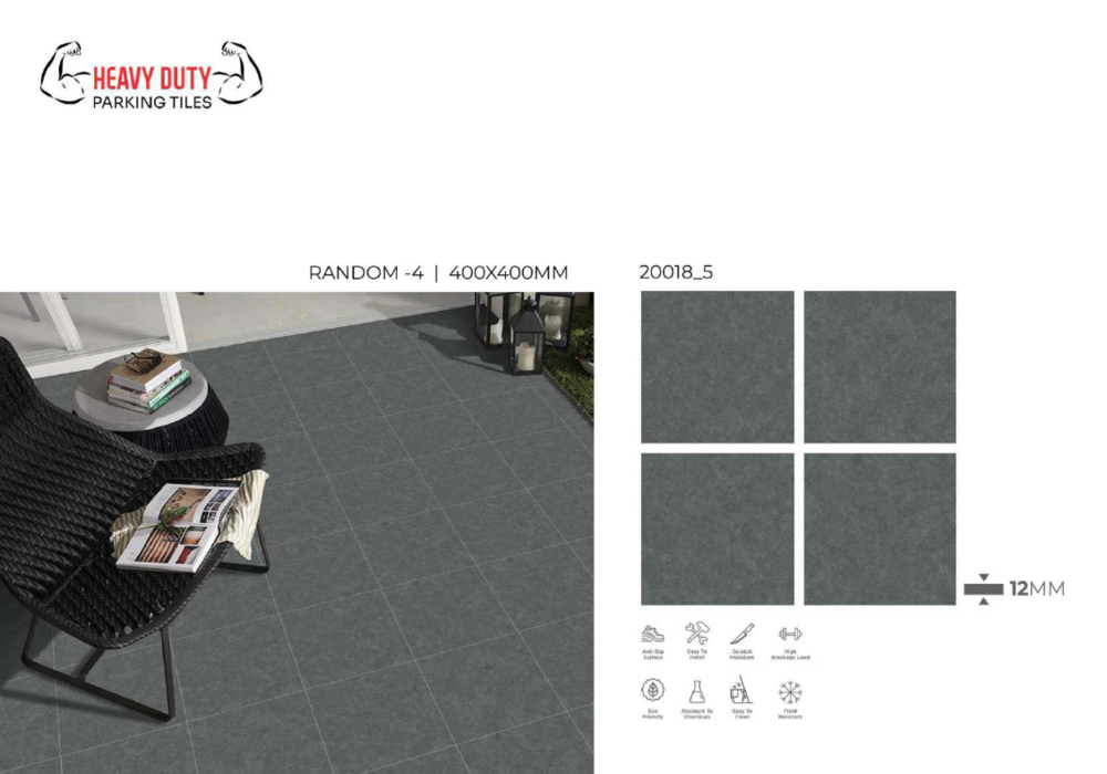 400 X 400  PARKING FLOOR TILES