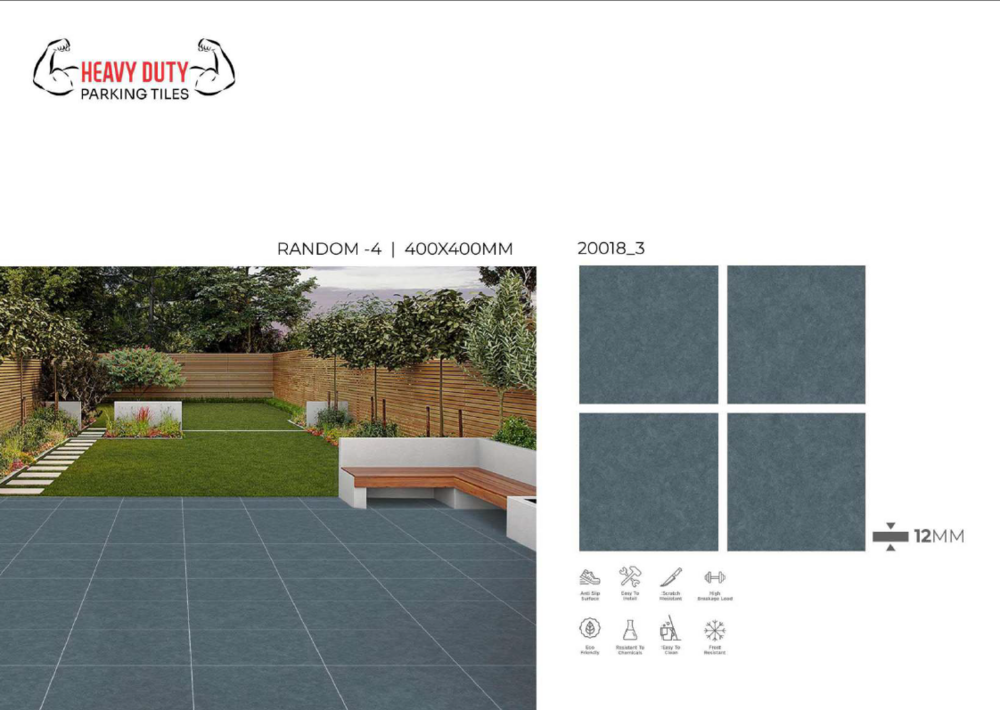 400 X 400  PARKING FLOOR TILES
