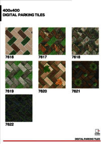 400 X 400  OUTDOOR GREEN FLOOR TILES