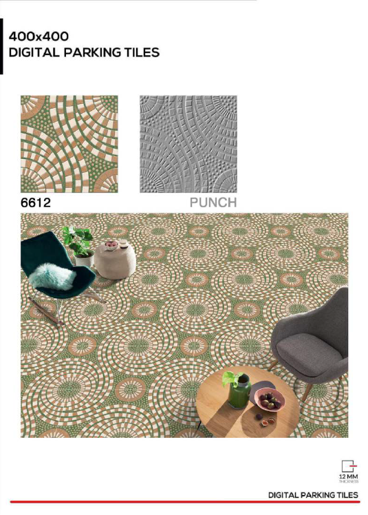 400 X 400  OUTDOOR GREEN FLOOR TILES
