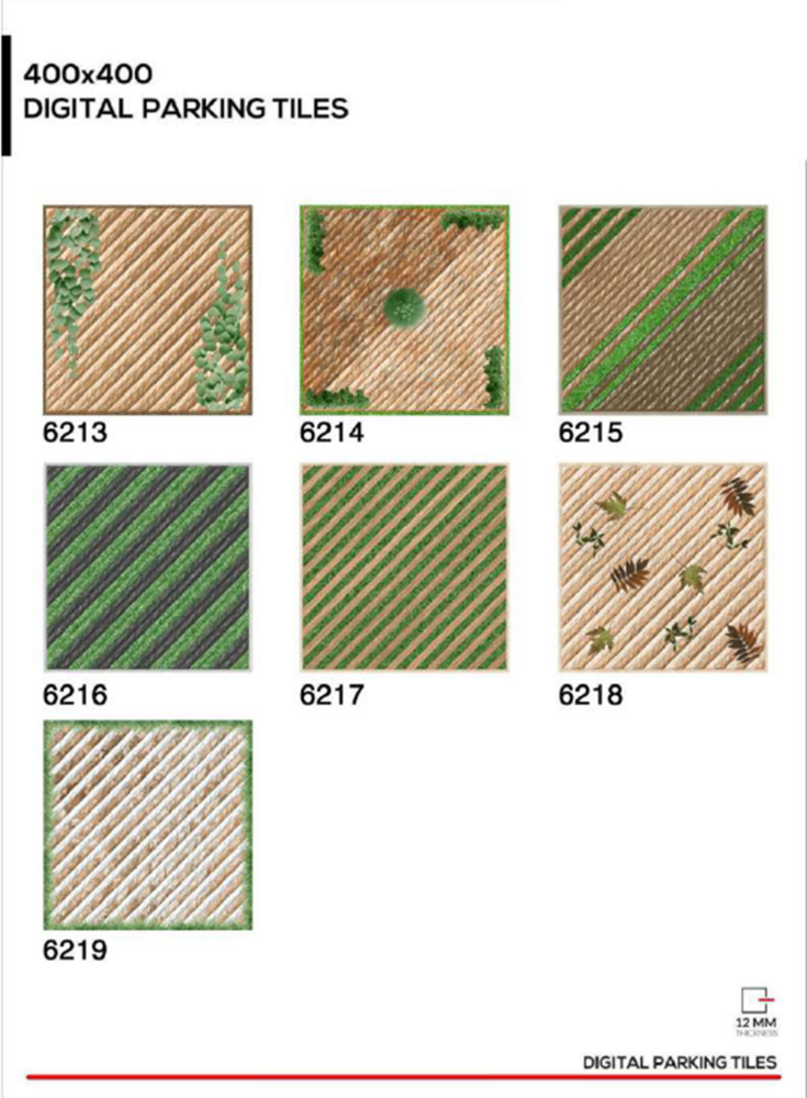 400 X 400  OUTDOOR GREEN FLOOR TILES