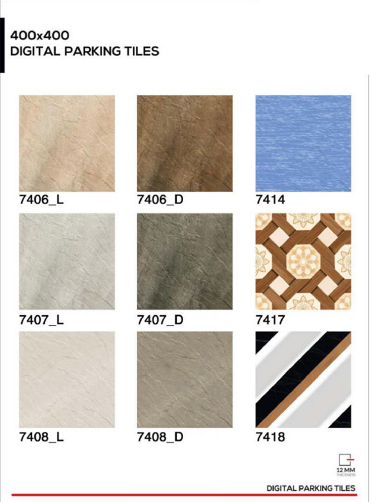 400 X 400  GLAZED PORCELIAN  FLOOR TILES