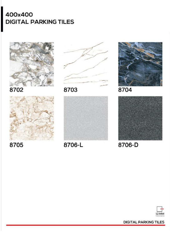 400 X 400  GLAZED PORCELIAN  FLOOR TILES