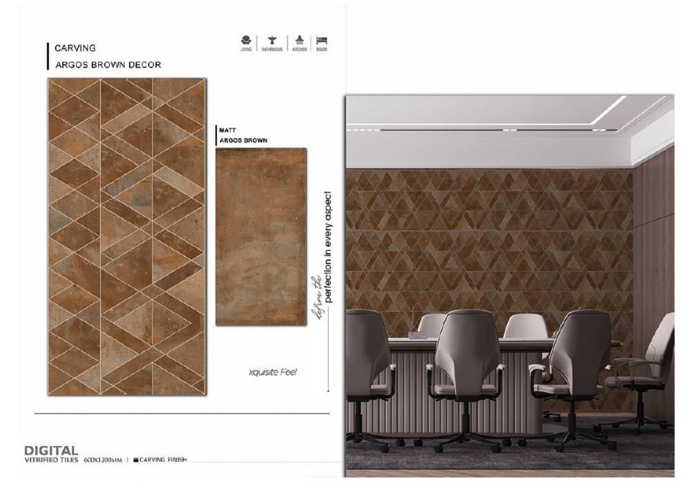 600 X 1200  GLOSSY PORCELIAN  FLOOR TILES