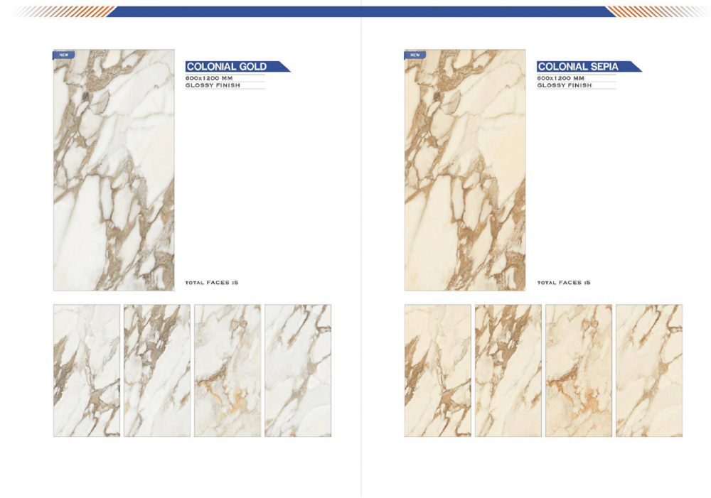 600 X 1200  RECTIFIED PORCELIAN  FLOOR TILES