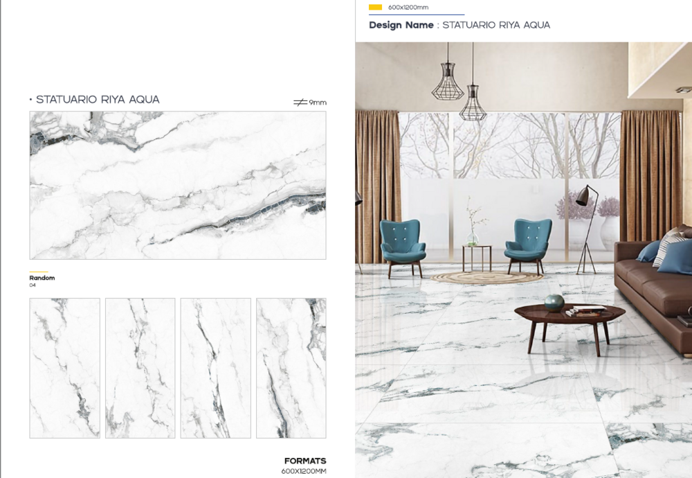 600 X 1200  VITRIFIED FLOOR TILES