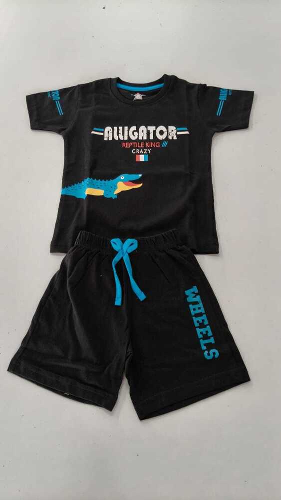 Half Sleeve Stripe Baba Suit Top With Looper Set - Age Group: Kids