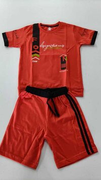 Hosiery Half Sleeve Baba Suit Set - Age Group: Kids