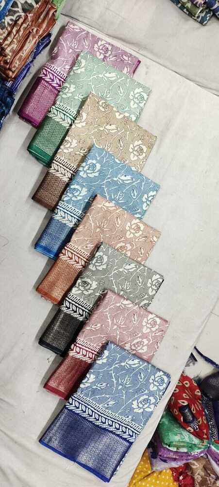 Digital Print Saree
