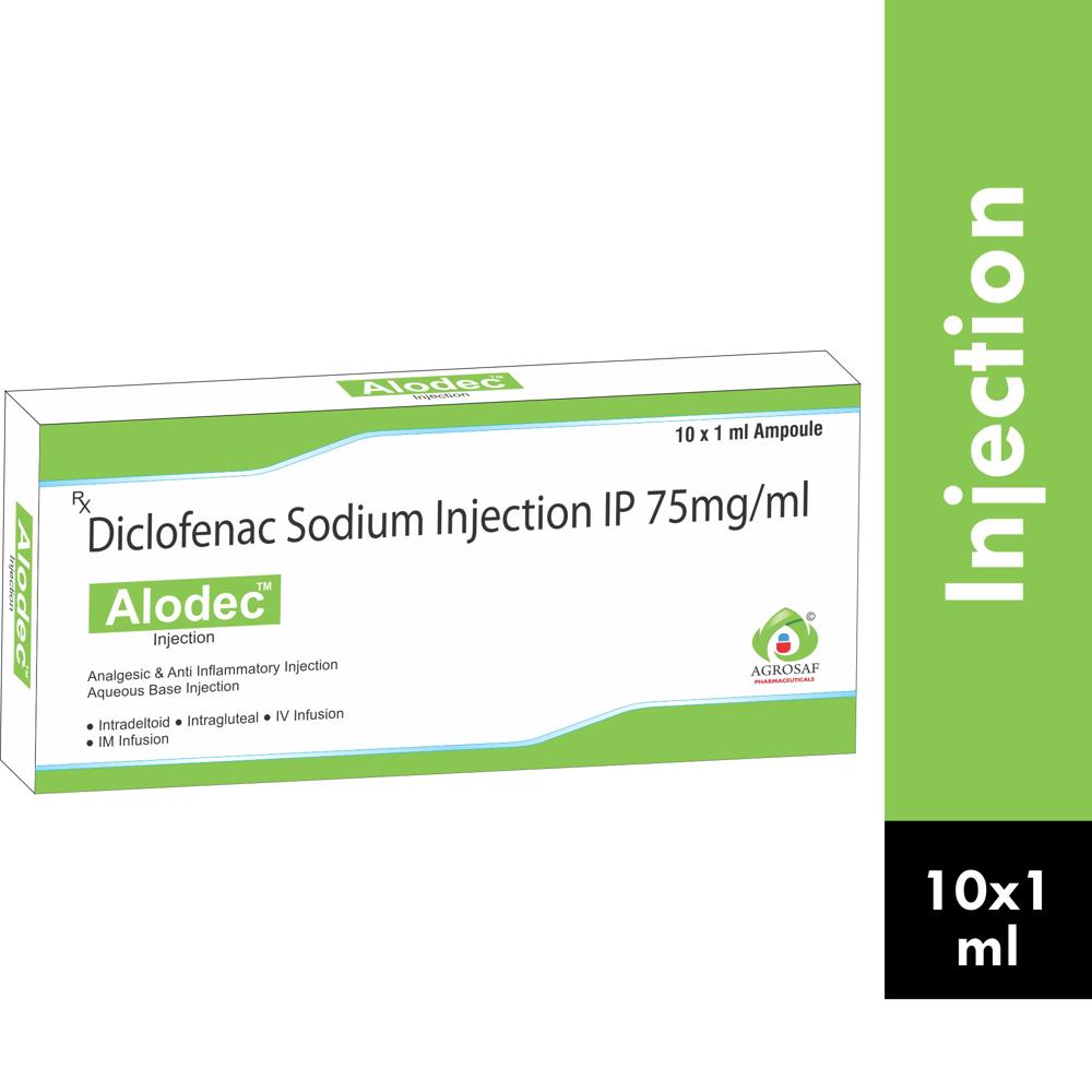 ALODEC 1ML INJECTION - DICLOFENAC 75MG/ML