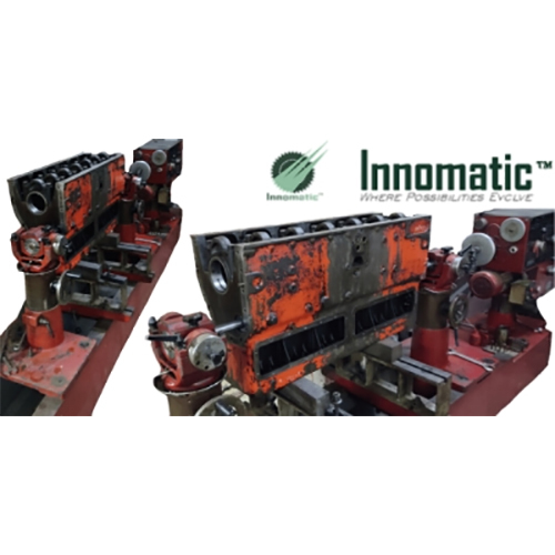 Engine Block Line Boring - Color: Orange