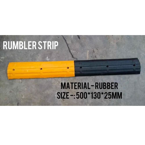 Plastic Speed Breaker - Color: Black And Yellow