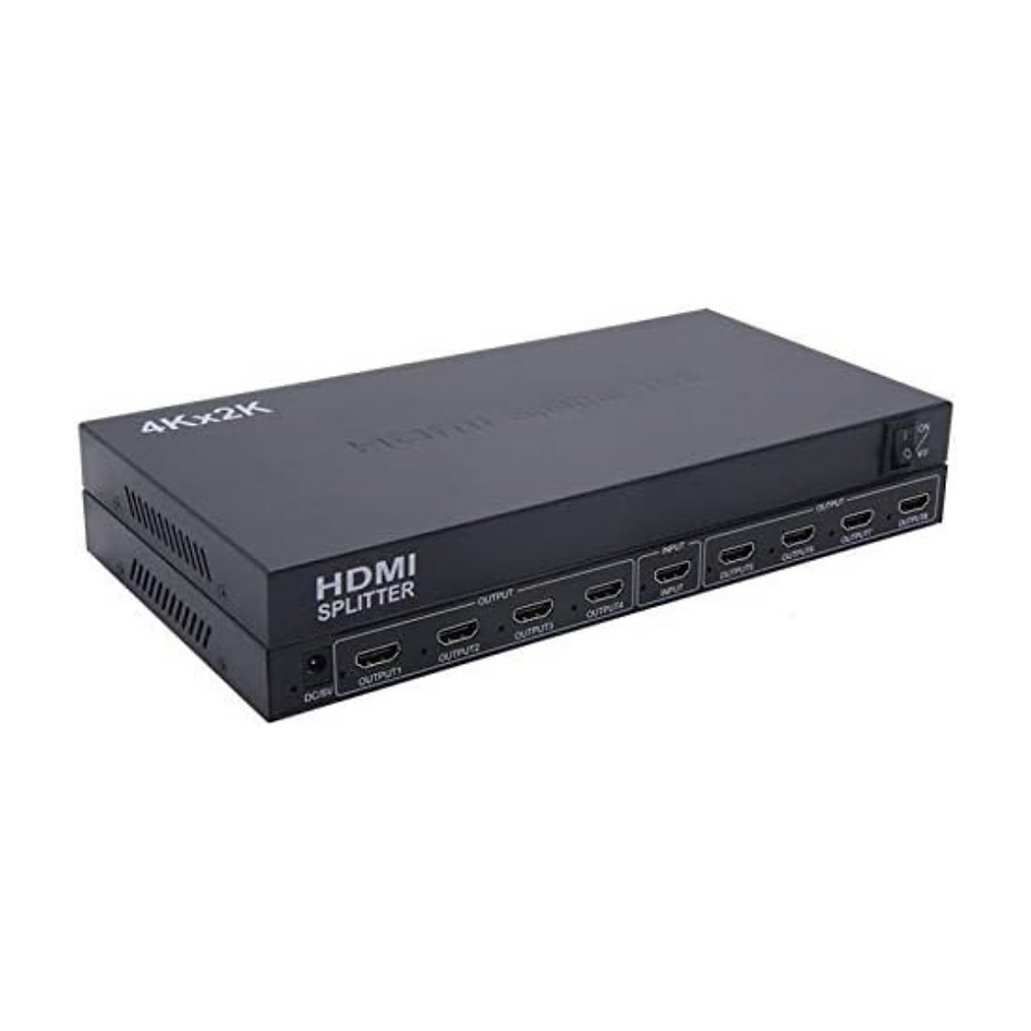 VIDEOCAST 4K HDMI Splitter 1X8, 1 in 8 Out