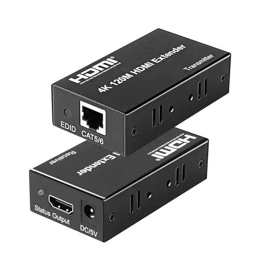 VIDEOCAST 4K 120M HDMI Extender by CAT5e and CAT6 Cable Support 4K