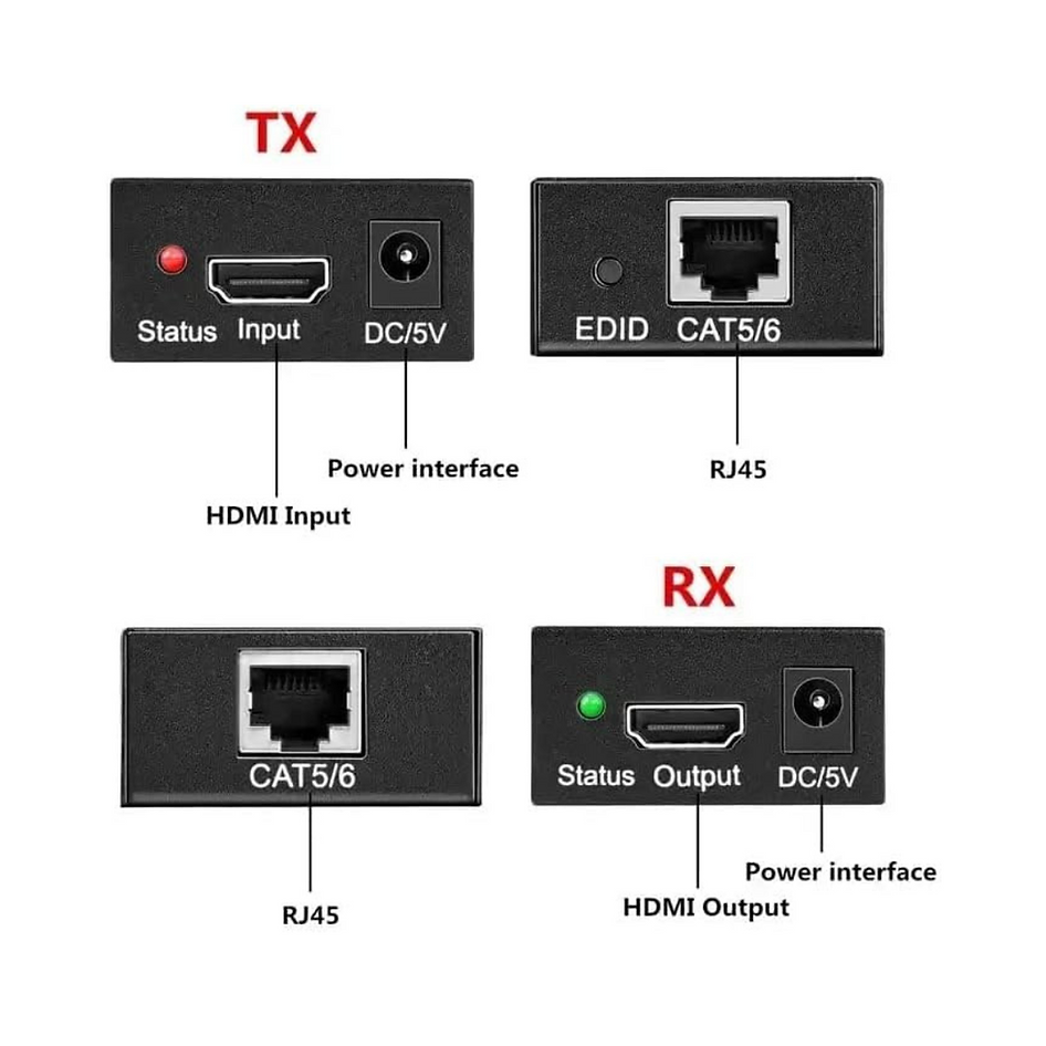 VIDEOCAST 4K 120M HDMI Extender by CAT5e and CAT6 Cable Support 4K