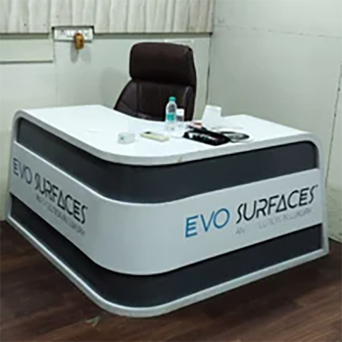 Evo Surface Corian Table Sheet - Color: White